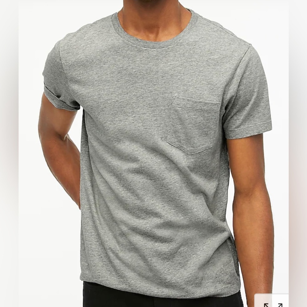 JCrew Slim Wash Jersey Pocket Tee
